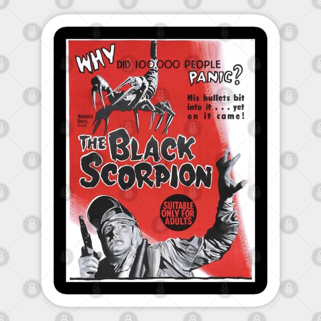 the Black Scorpion Sticker by zombill